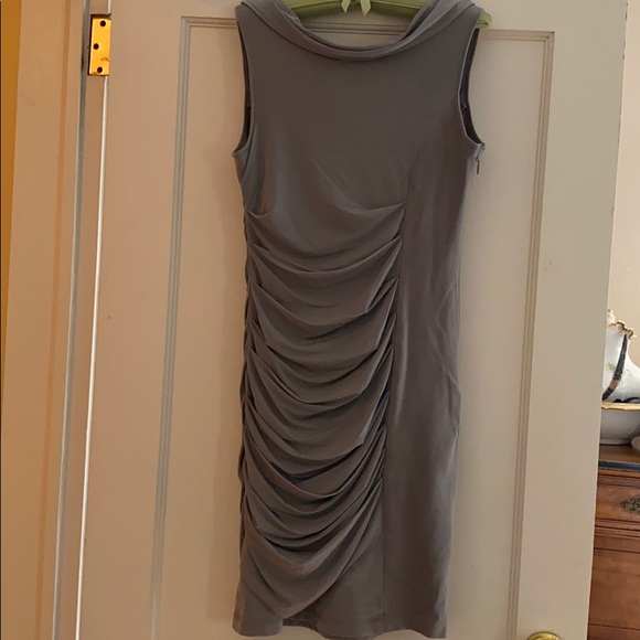 Bcbg Max Azria fitted gray dress. - Picture 1 of 5